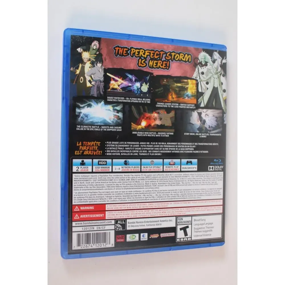 Naruto Shippuden: Ultimate Ninja Storm 4 (Sony PlayStation 4, 2016, PS4) Tested